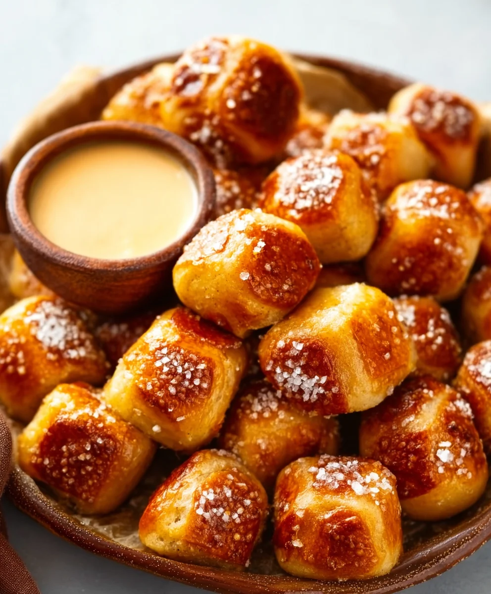 Buttery Soft Pretzel Bites-Easy Homemade Recipe