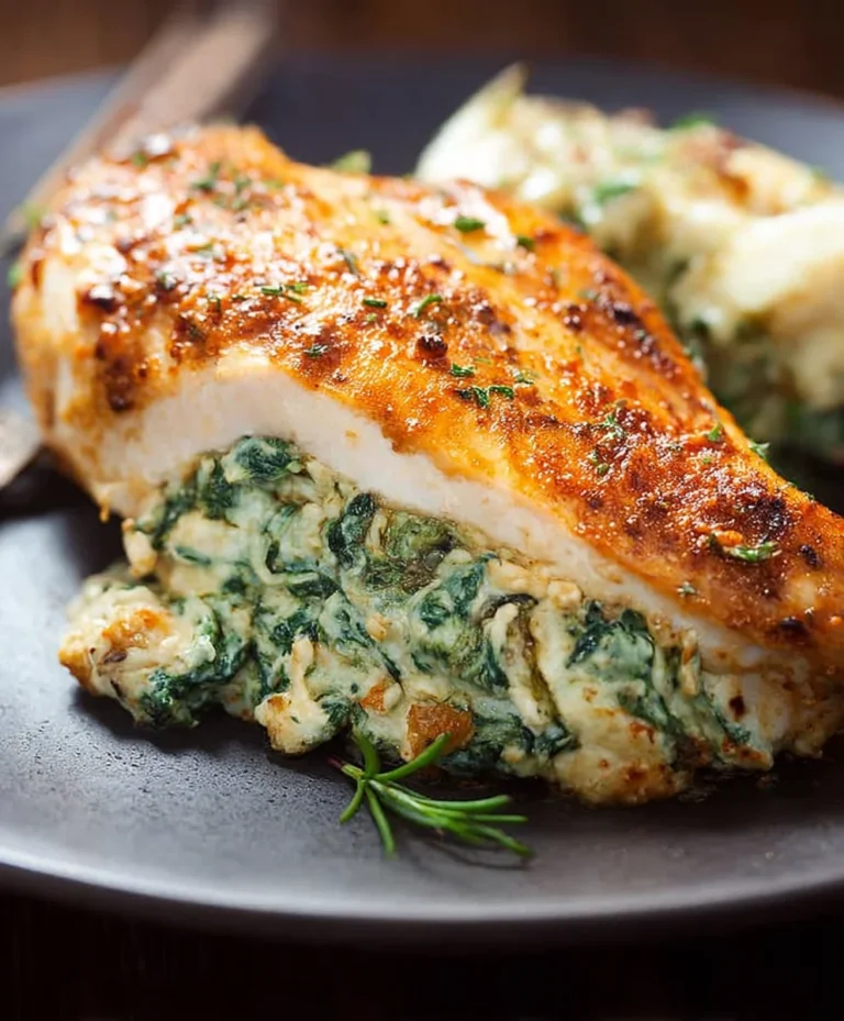 Spinach Stuffed Chicken Breasts Recipe – Easy & Delicious