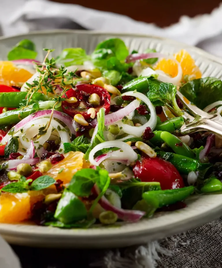 Harvest Salad with Lemon Thyme Dressing – Fresh & Flavorful