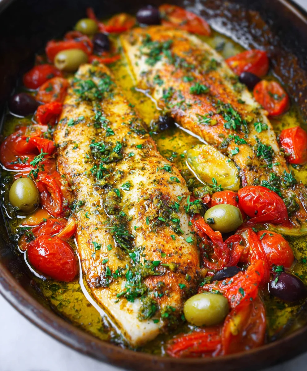 Easy Mediterranean Baked Fish Recipe