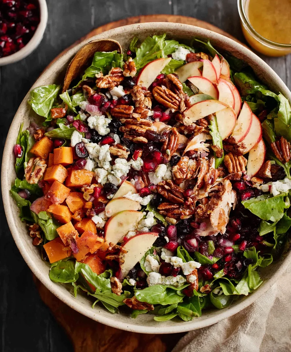 Fall Harvest Salad - Hearty Beef & Veggie Delight