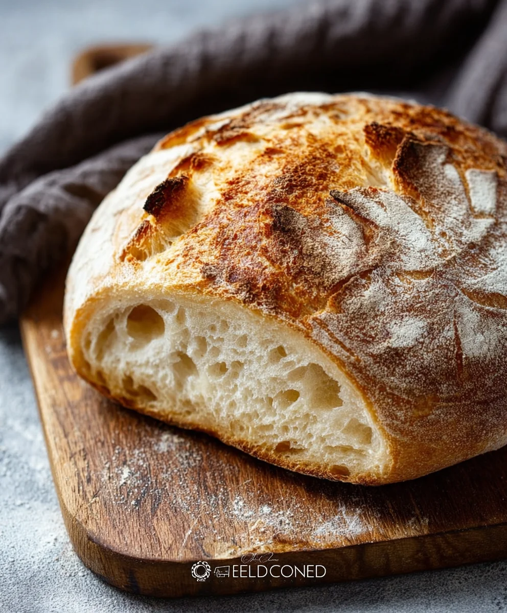 Easy Rustic Bread Recipe-Homemade Flavor