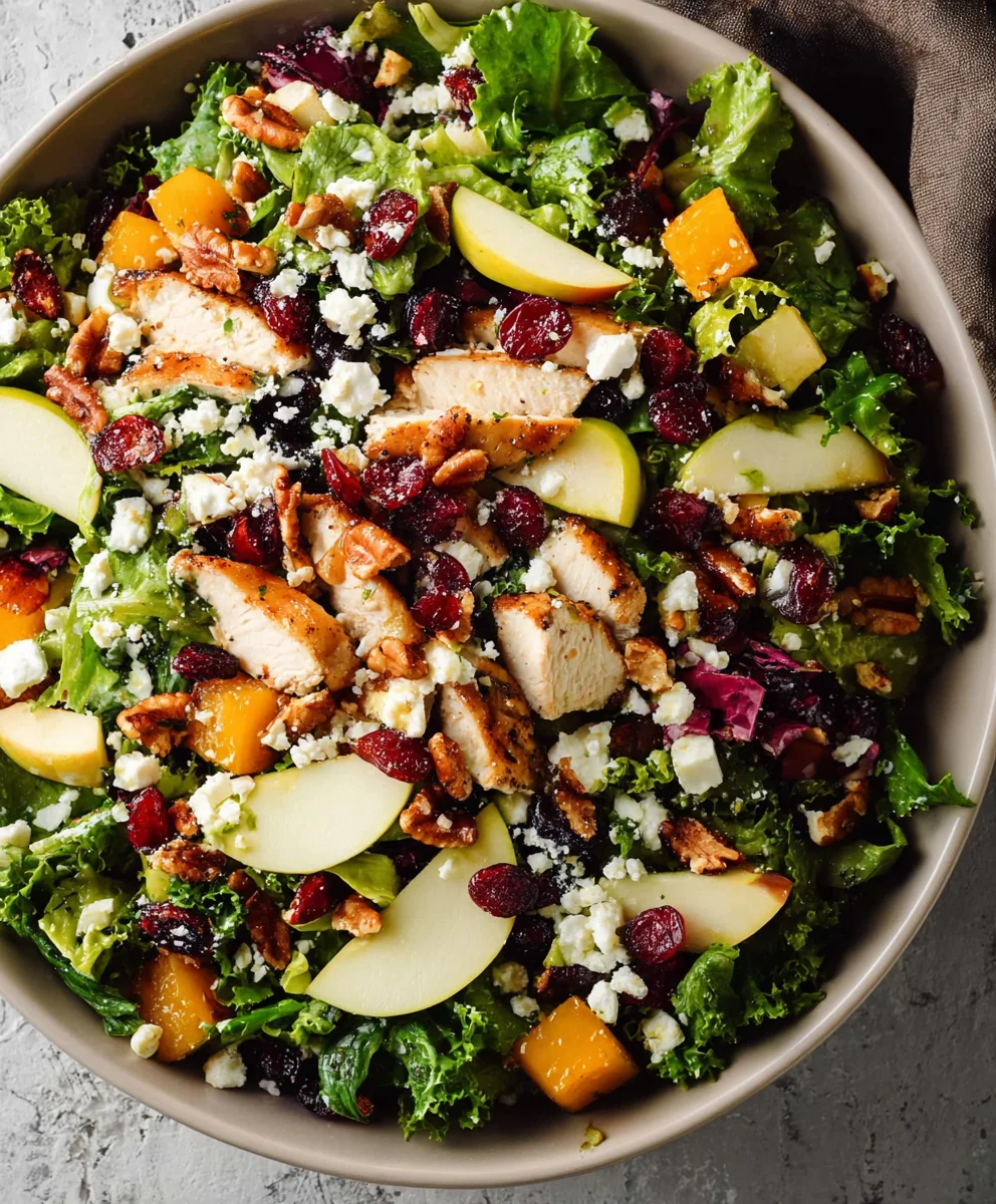 Healthy Fall Salad - Seasonal Harvest Delight