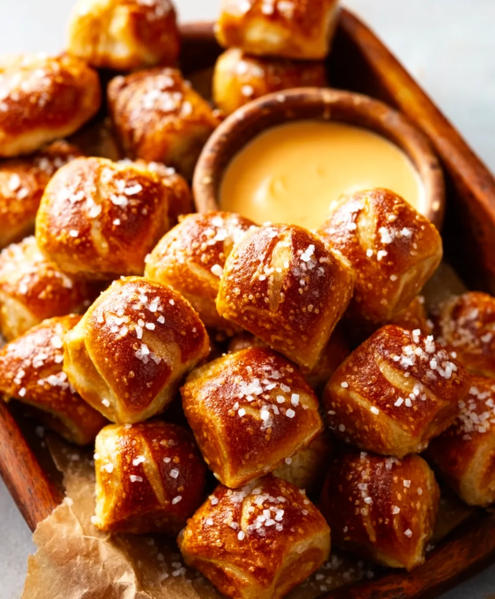 Buttery Soft Pretzel Bites-Easy Homemade Recipe