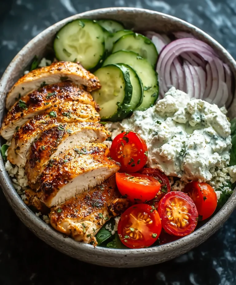 Easy Greek Beef Gyro Bowl Recipe