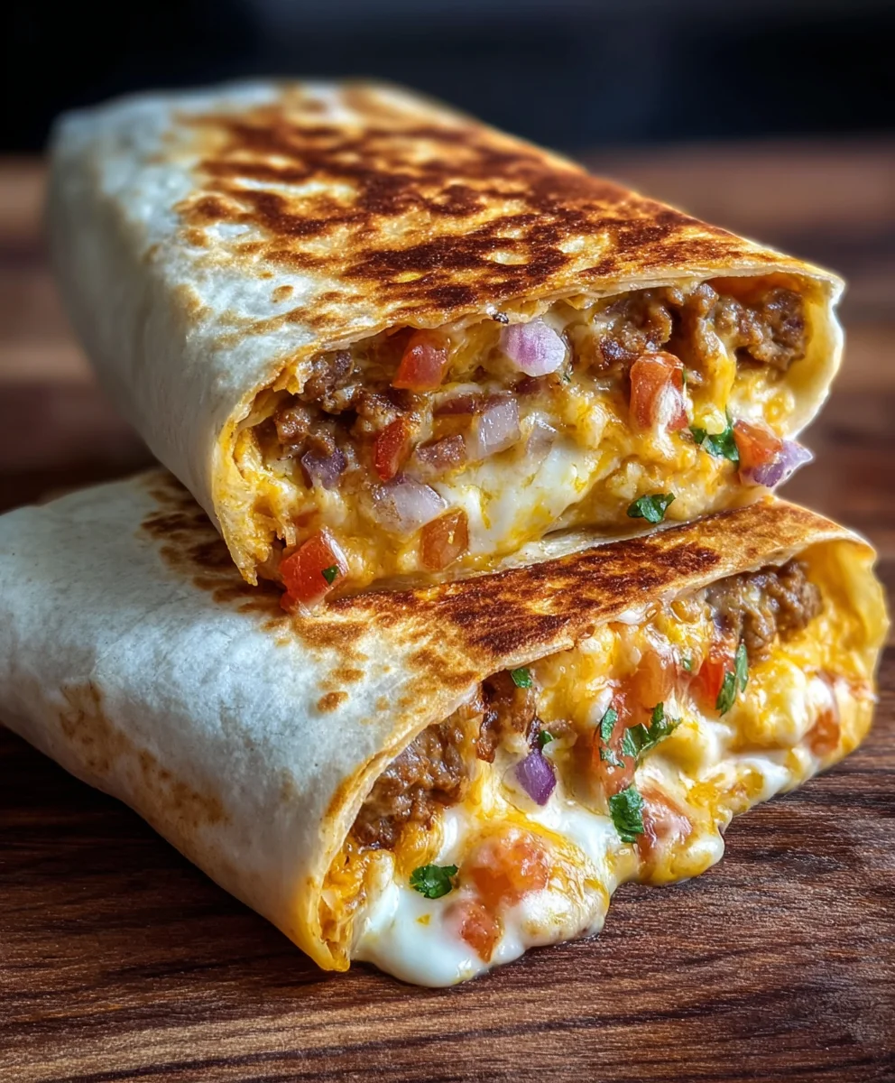 Grilled Cheese Burrito- Deliciously Easy Recipe
