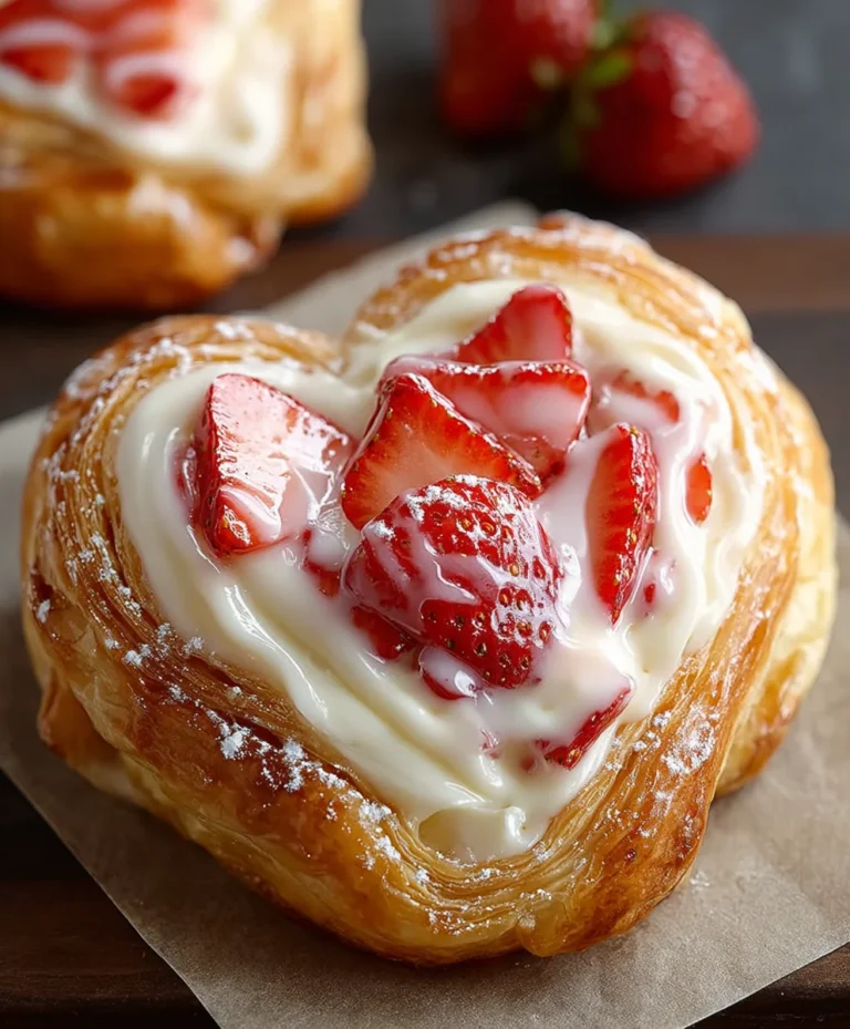Easy Strawberry Cream Danish Recipe-Quick Treat