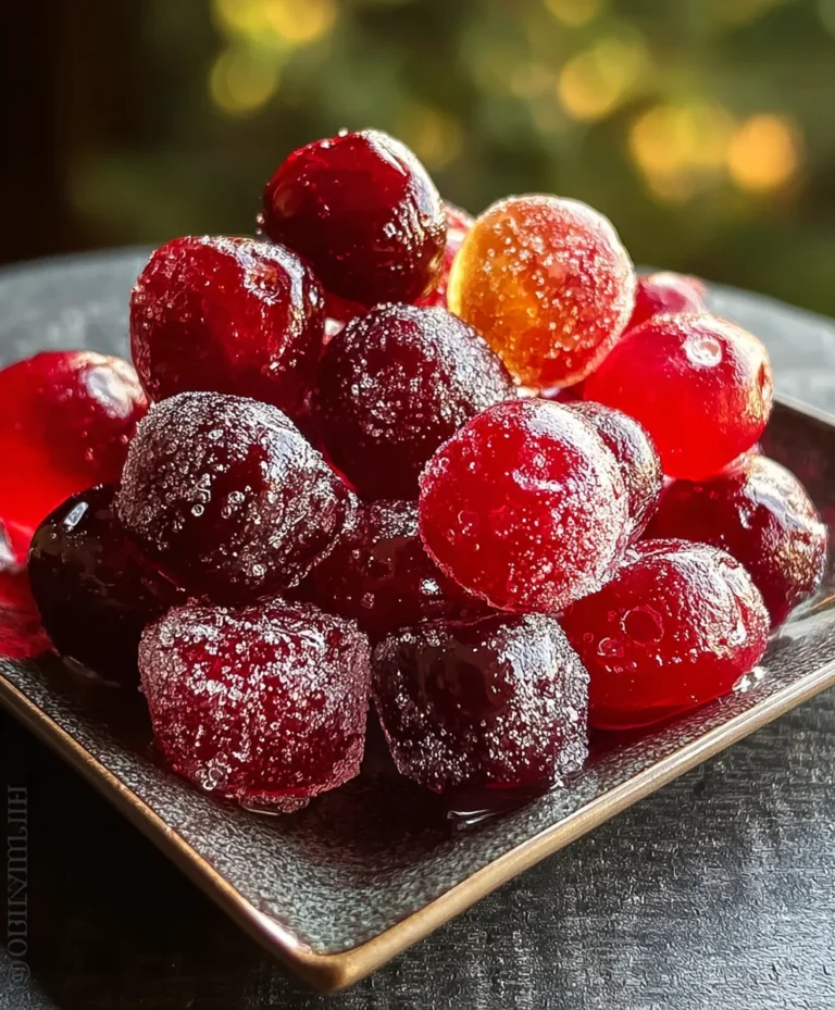 Easy Candied Cranberries Recipe – Sweet Festive Treat
