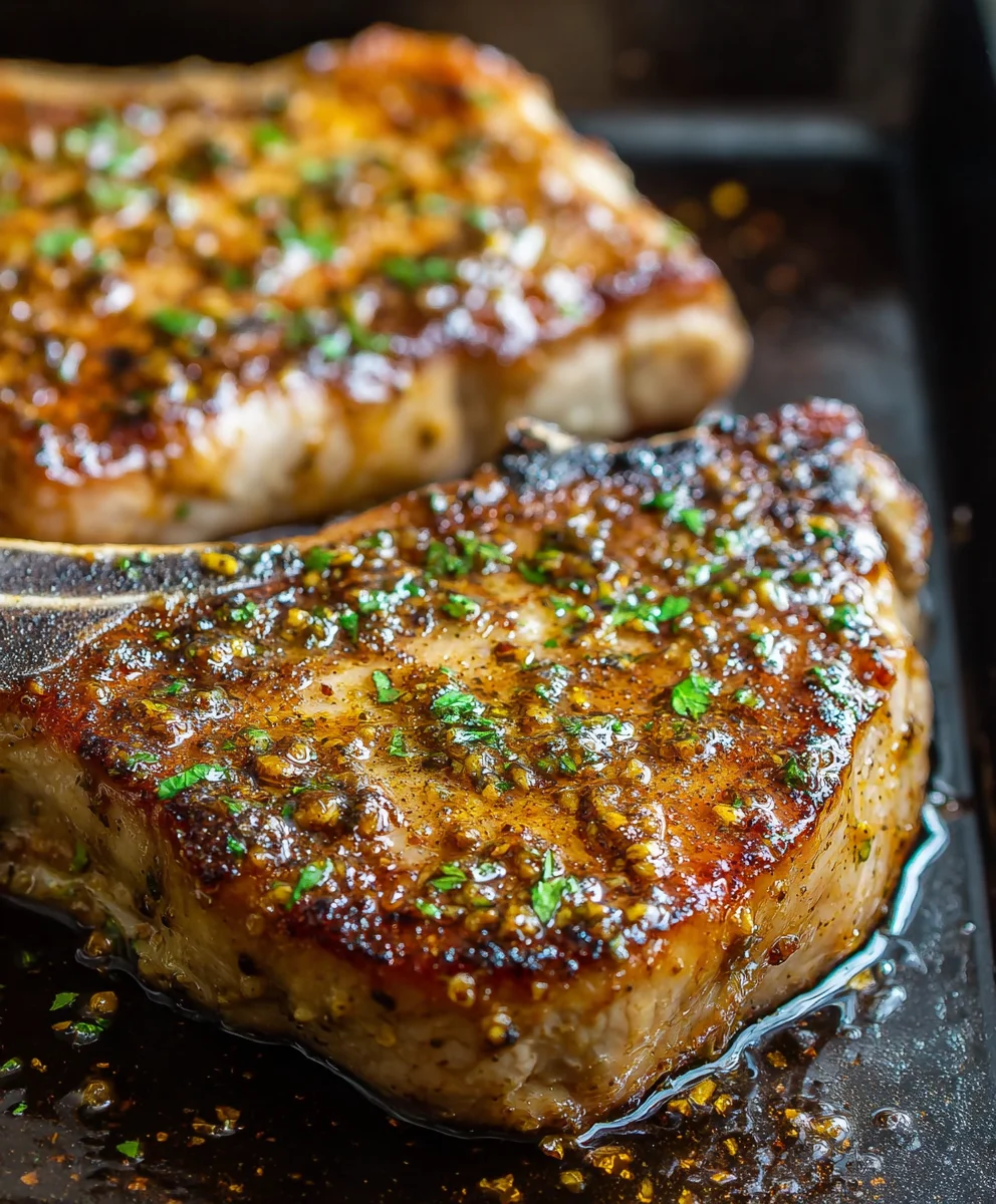 Easy Honey Mustard Beef Chops Oven Recipe