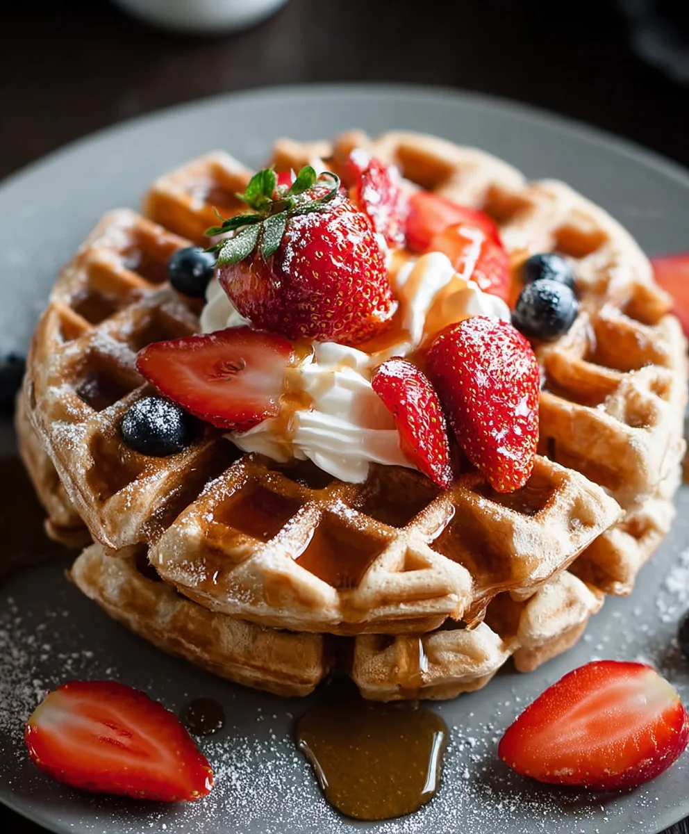 High Protein Waffles-Healthy Breakfast Boost