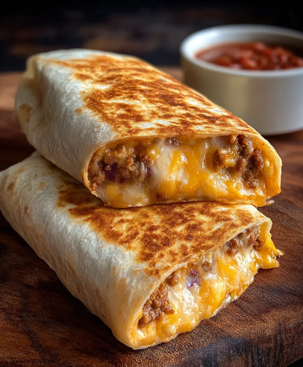 Grilled Cheese Burrito- Deliciously Easy Recipe
