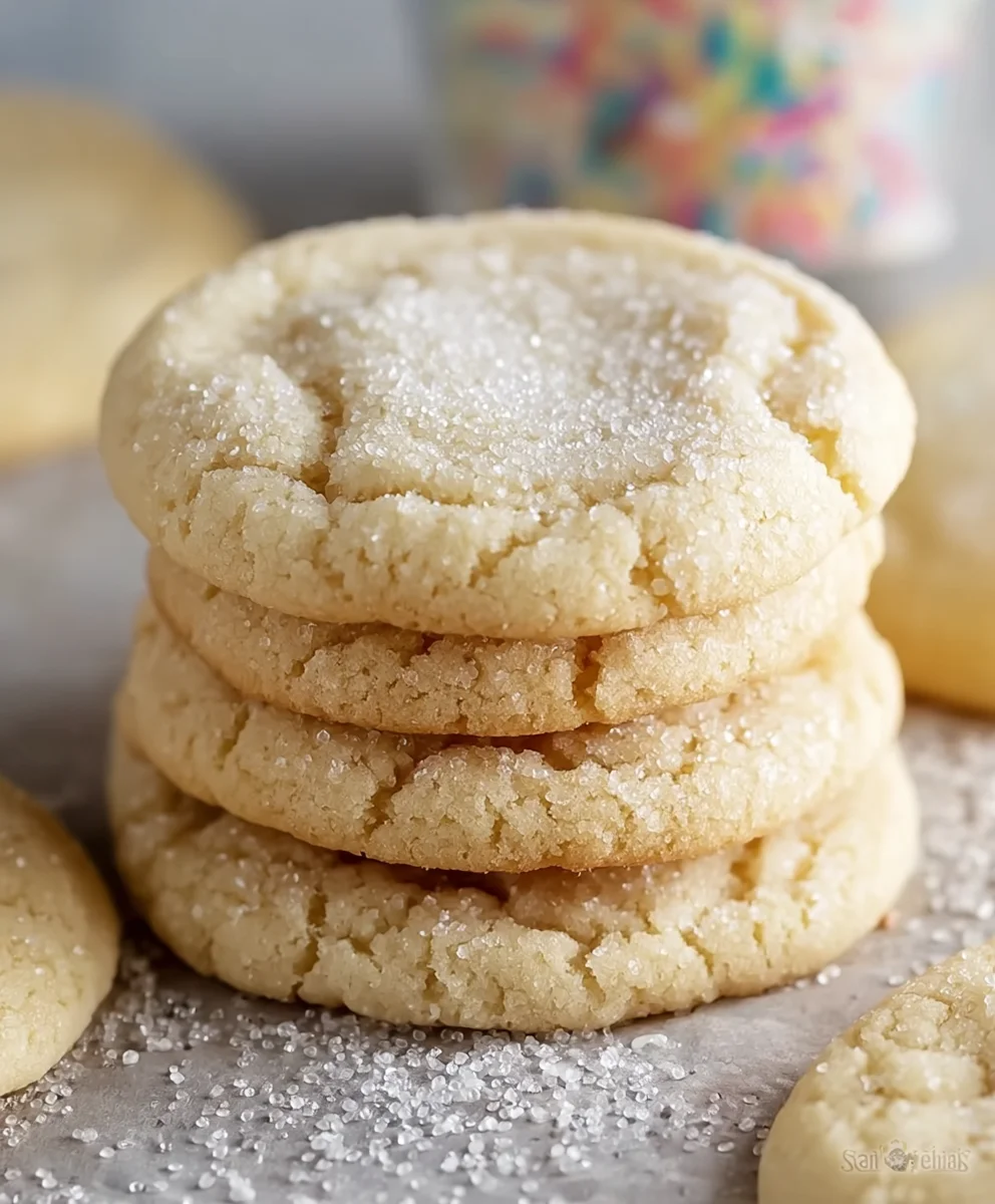 Soft Chewy Sugar Cookies - Easy Recipe