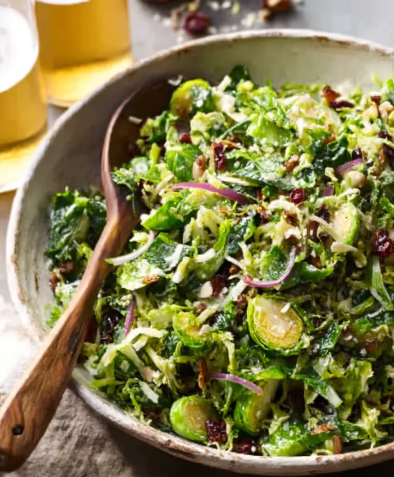Non-non-non-alcoholic alternativeic Non-Alcoholic Ale & Brussels Sprout Salad Recipe