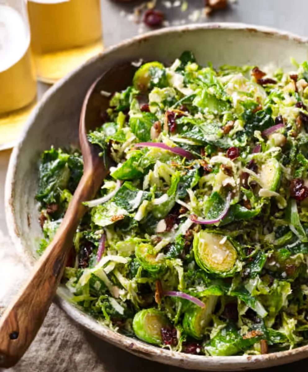 Non-non-non-alcoholic alternativeic Non-Alcoholic Ale & Brussels Sprout Salad Recipe