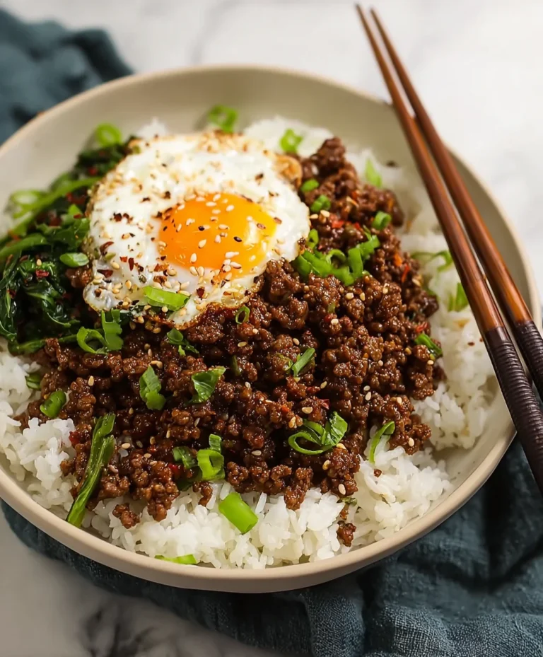 Easy Korean Ground Beef Bowl Quick Weeknight Dinner