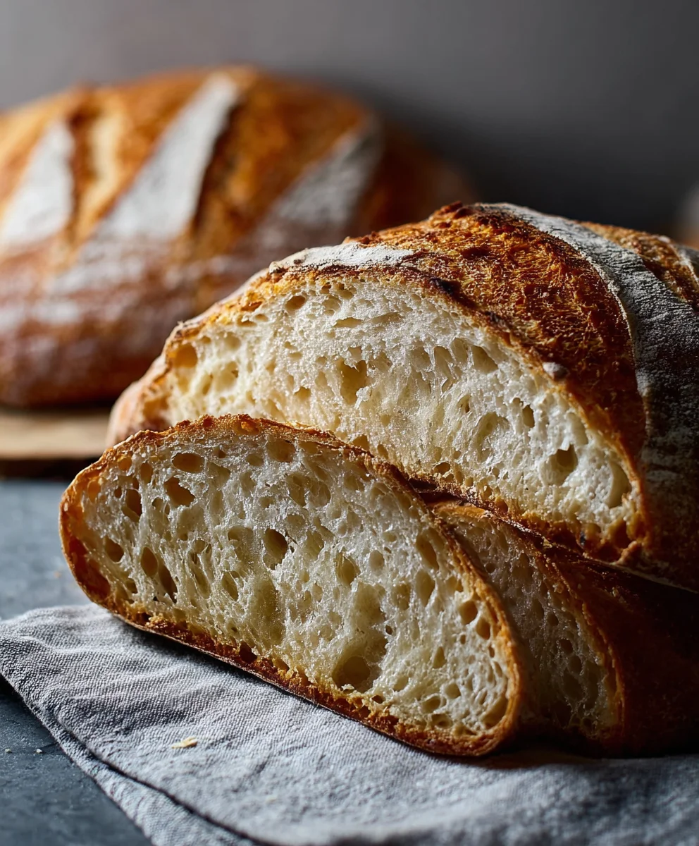 Easy Sourdough Bread Recipe - Crusty Artisan Loaf
