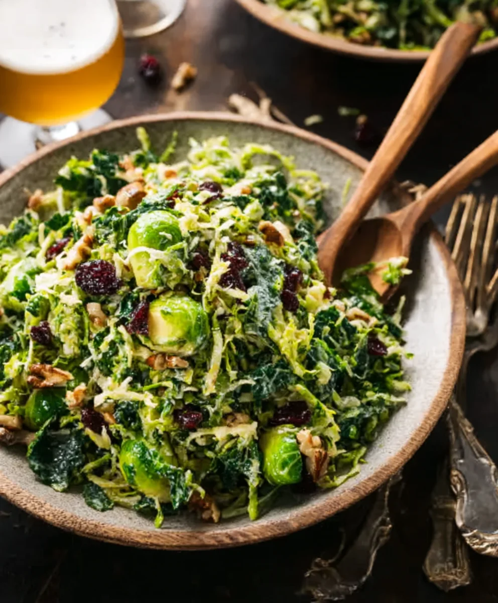 Non-non-non-alcoholic alternativeic Non-Alcoholic Ale & Brussels Sprout Salad Recipe