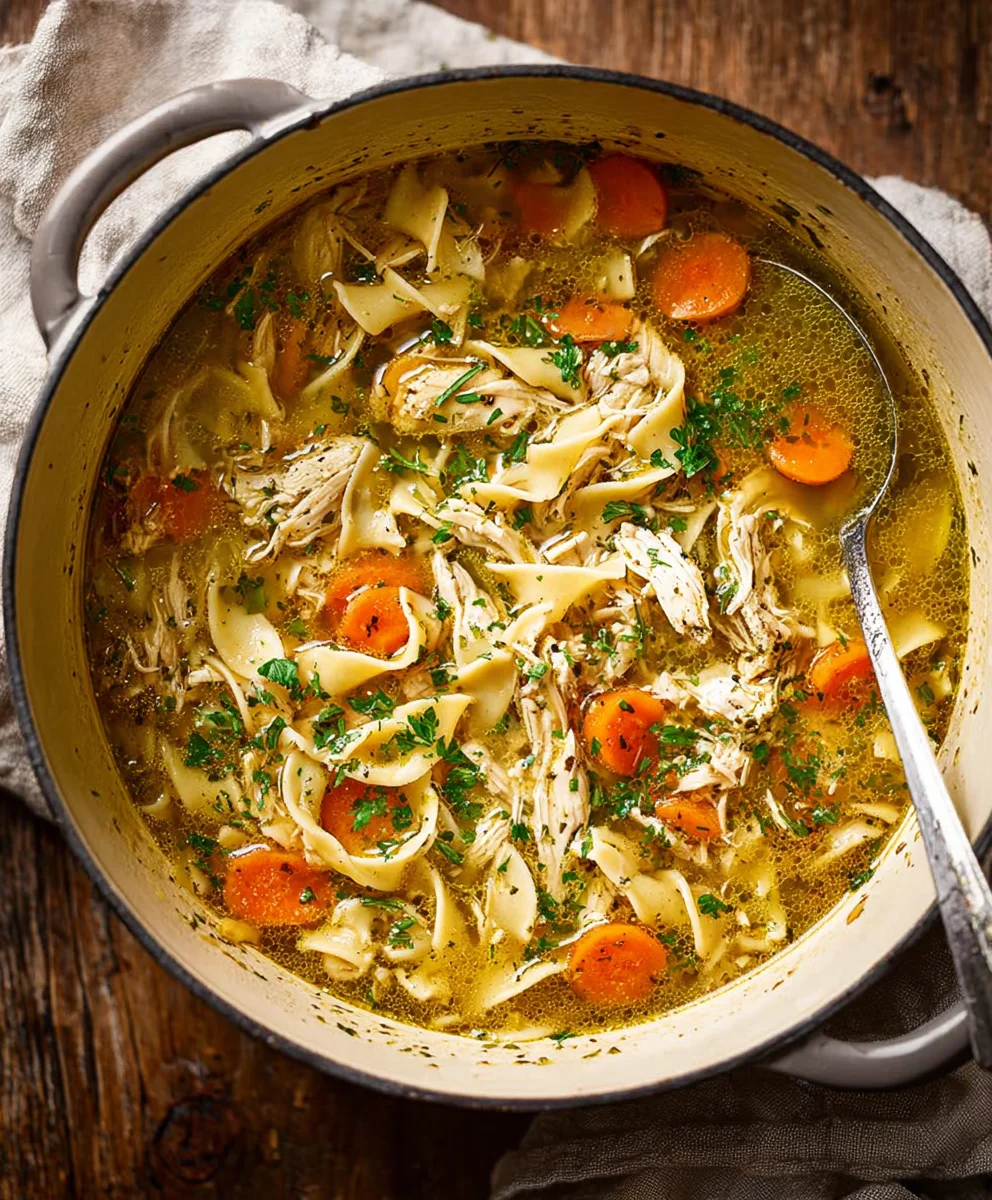 Best Chicken Noodle Soup Recipe- Comfort Food Classic