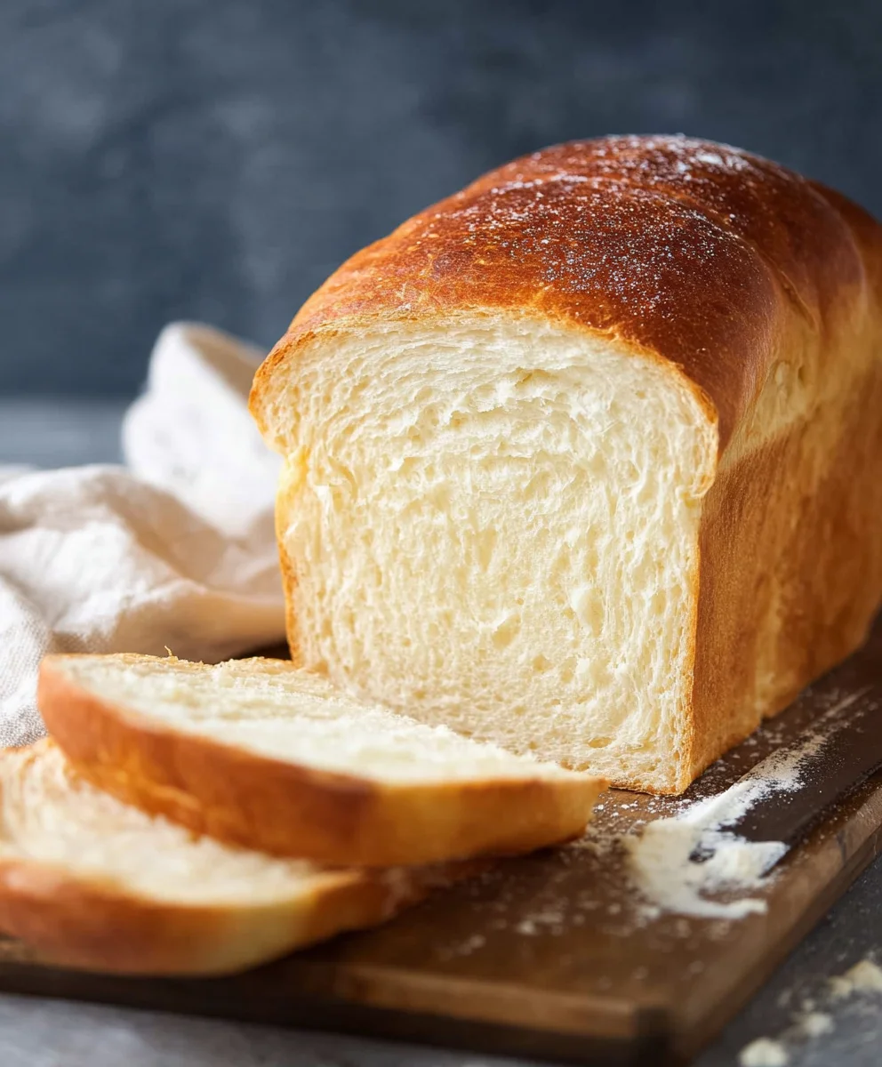 Easy Homemade White Bread Recipe-Soft & Fluffy