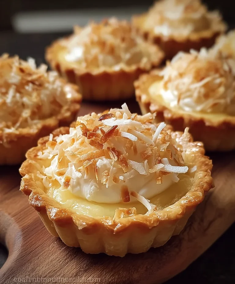 Mini Coconut Pies – Easy Tropical Treat Recipe