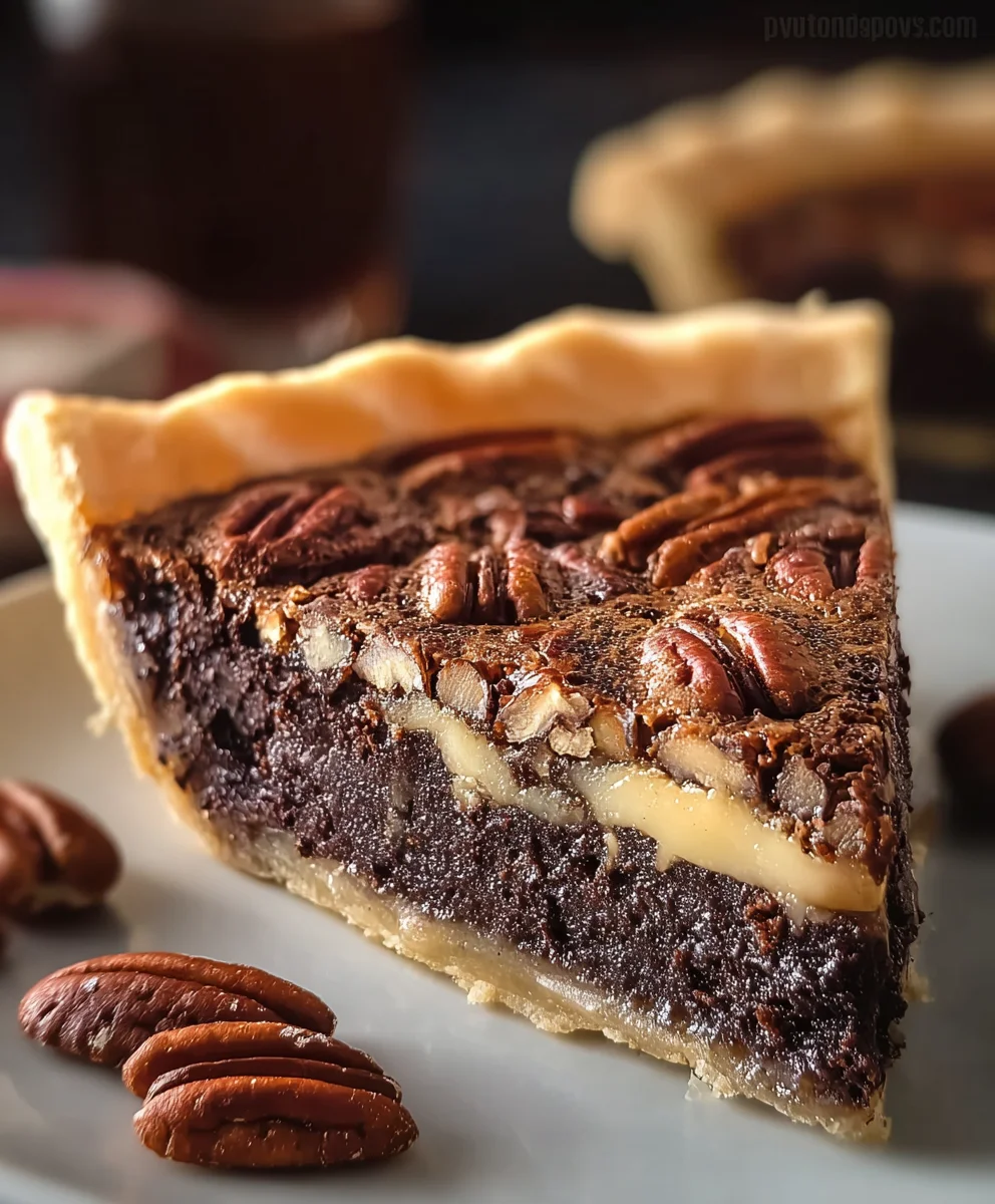 Decadent Brownie Pecan Pie - Ultimate Dessert