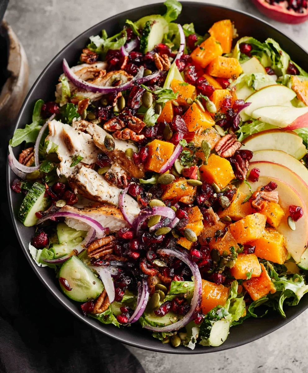 Fall Harvest Salad - Hearty Beef & Veggie Delight