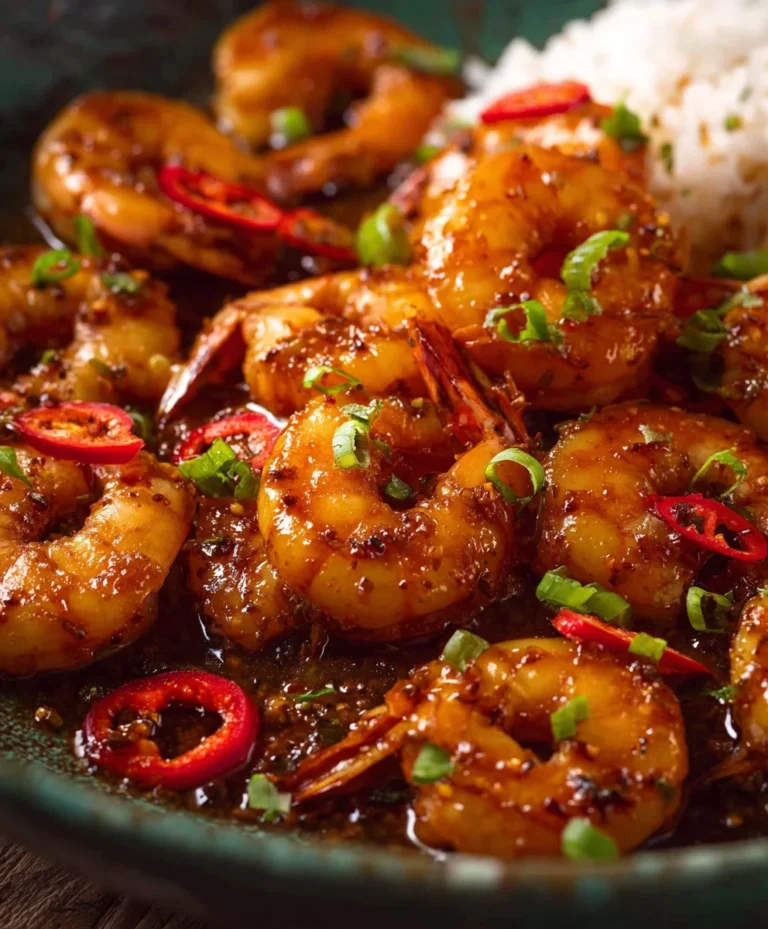 Asian Chilli Garlic Prawns – Quick & Spicy Recipe