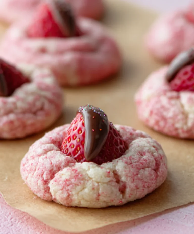 Strawberry Kiss Cookies – Easy & Delicious Recipe