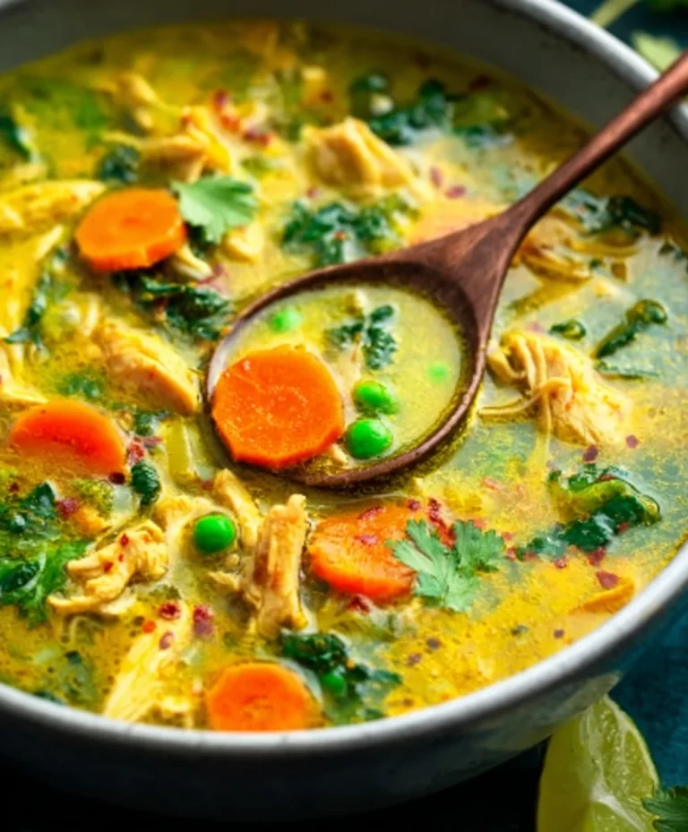 Turmeric Chicken Soup – Soothing Anti-Inflammatory Recipe