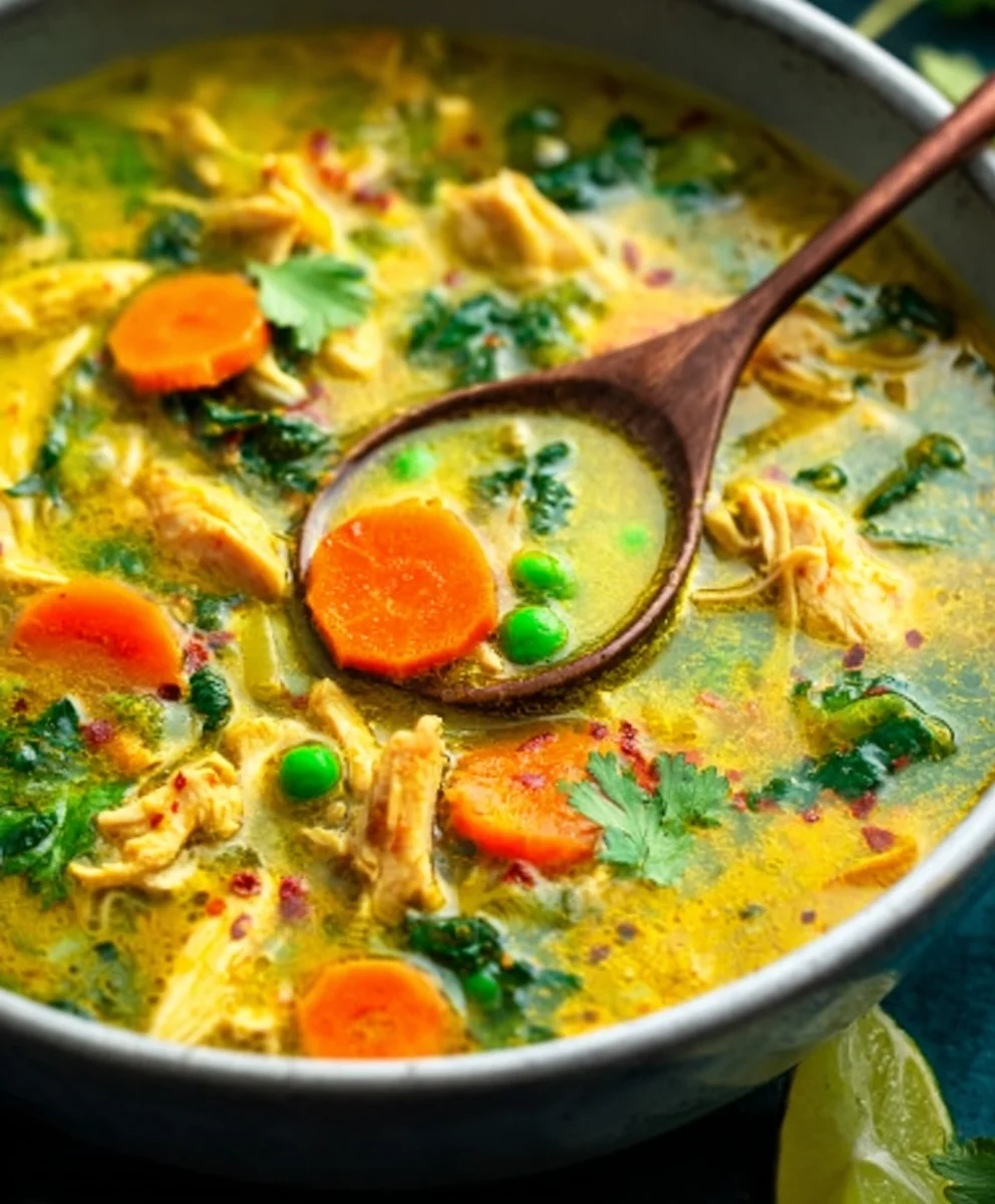 Turmeric Chicken Soup - Soothing Anti-Inflammatory Recipe