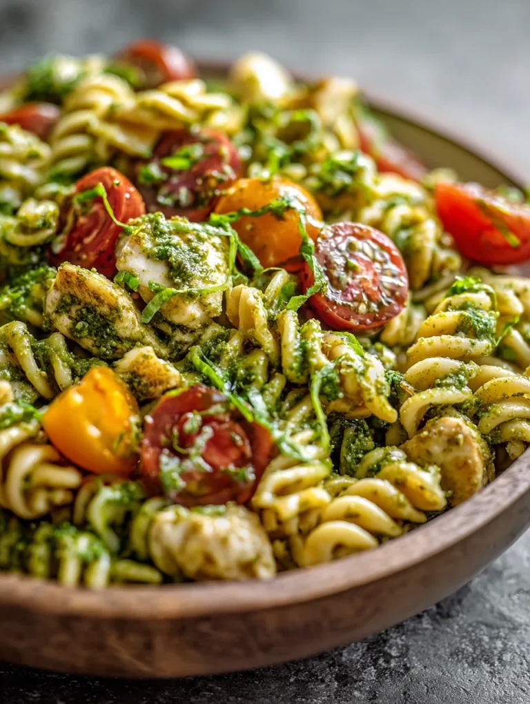 Quick & Easy Pesto Pasta Salad Recipe