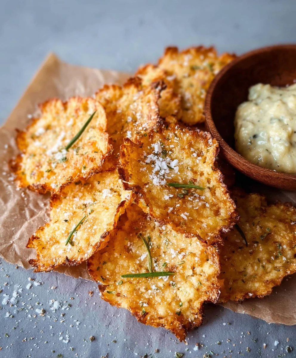 Crispy Cottage Cheese Chips- Easy Healthy Snack