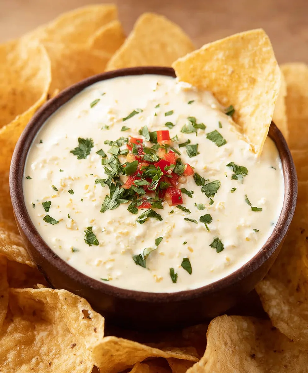Best Mexican White Cheese Dip Recipe-Easy & Delicious