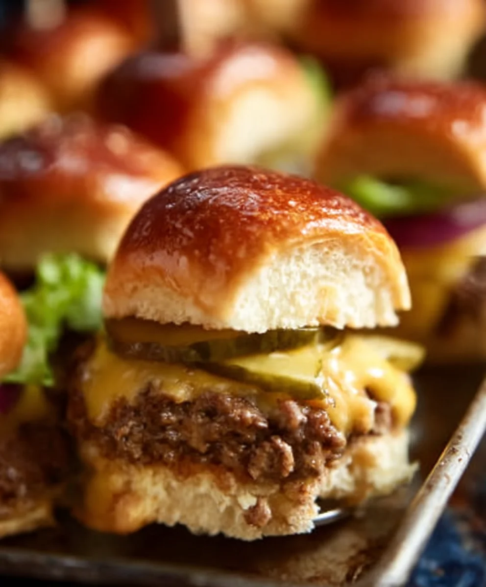 Easy Cheeseburger Sliders- Quick & Delicious Recipe