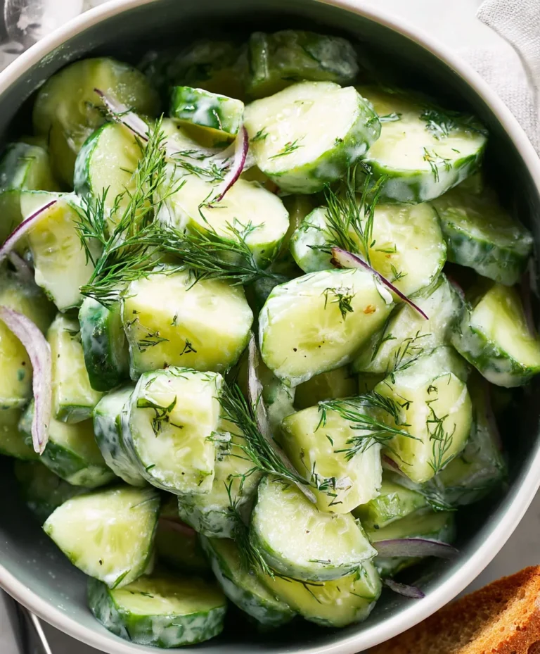 Cool Cucumber Dill Salad Recipe – Fresh & Easy