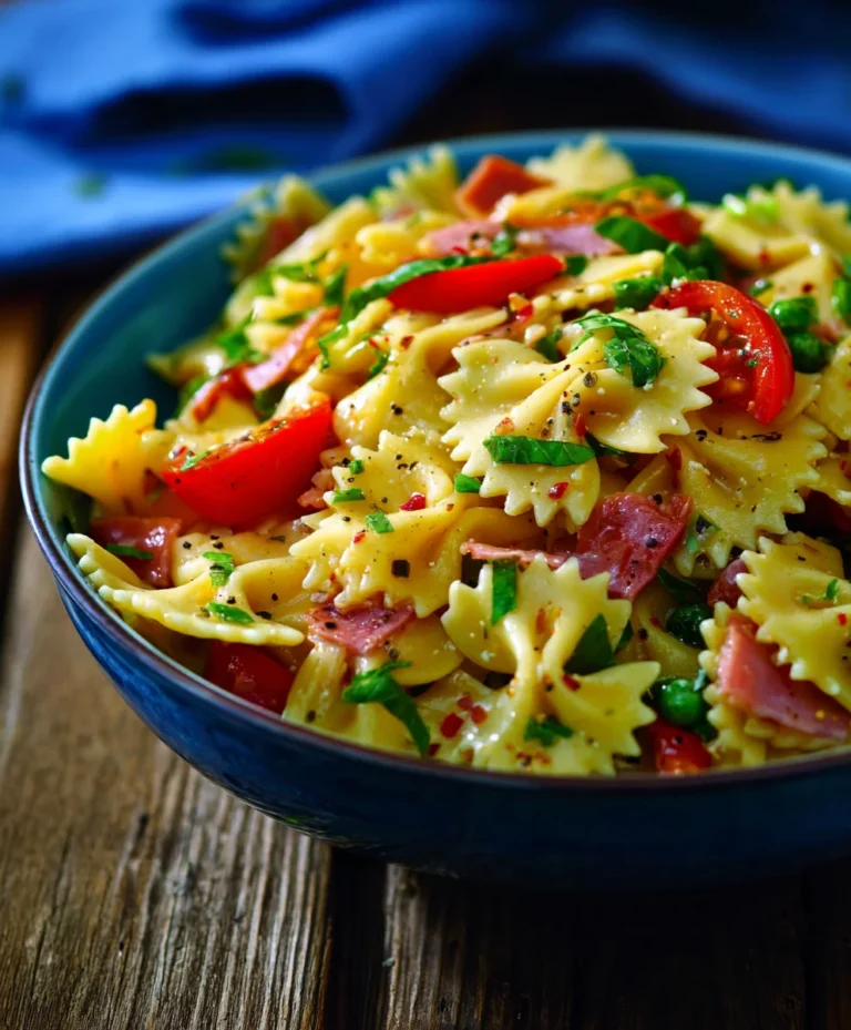 High Protein Italian Pasta Salad – Hearty & Delicious