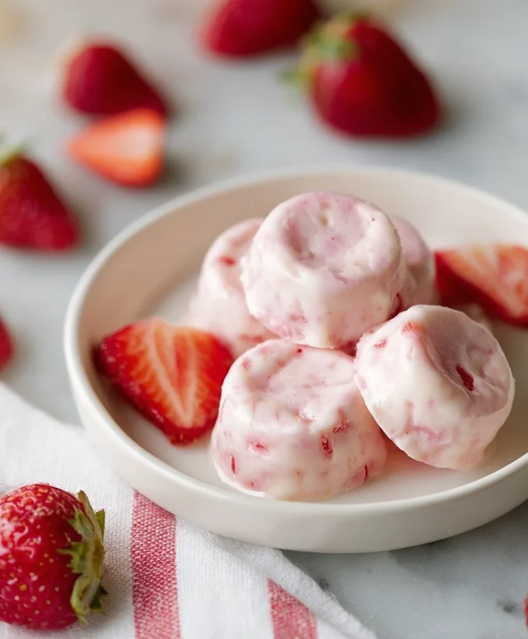 Easy Strawberry Yogurt Bites – Quick & Healthy Treat