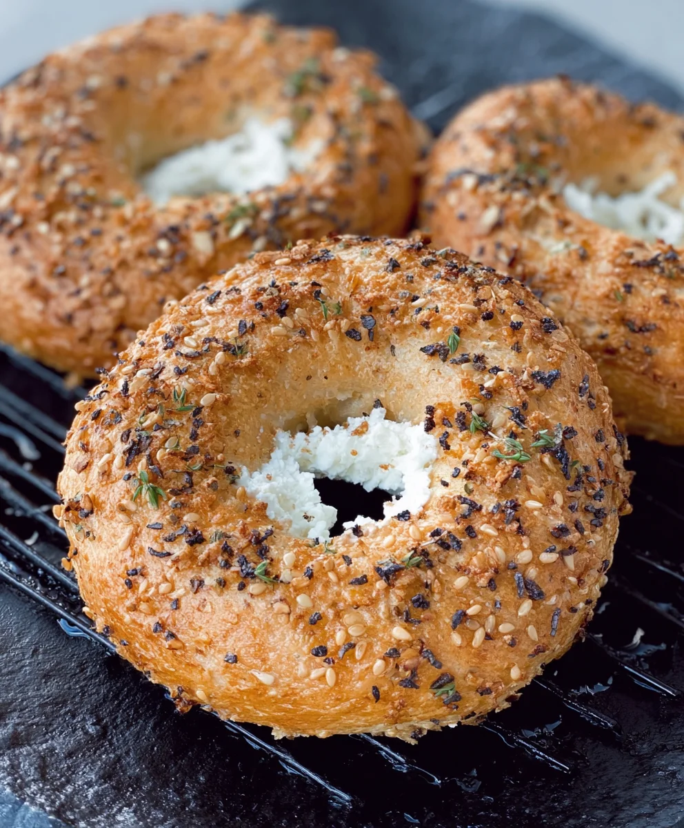 Protein Bagels with Cottage Cheese Recipe