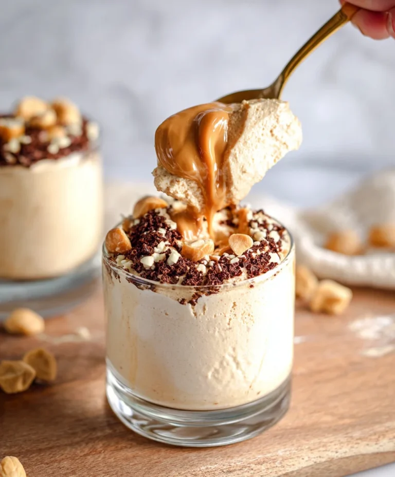 Creamy Peanut Butter Mousse – Healthy Cottage Cheese Treat