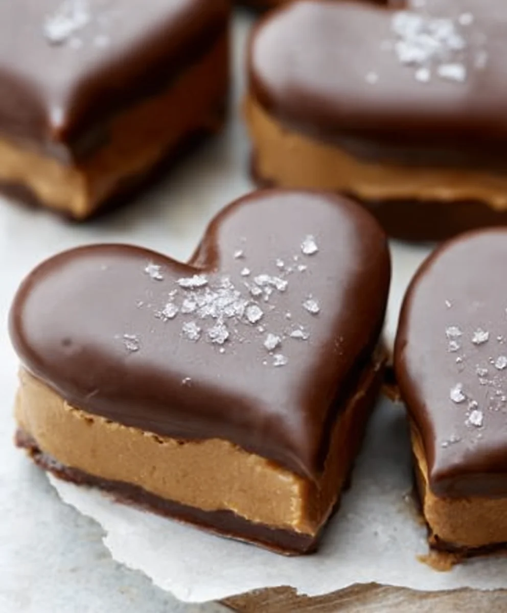 Chocolate Peanut Butter Vnon-alcoholic alentine Heart - Non-Non-Non-Alcoholic Alternativeic Treat
