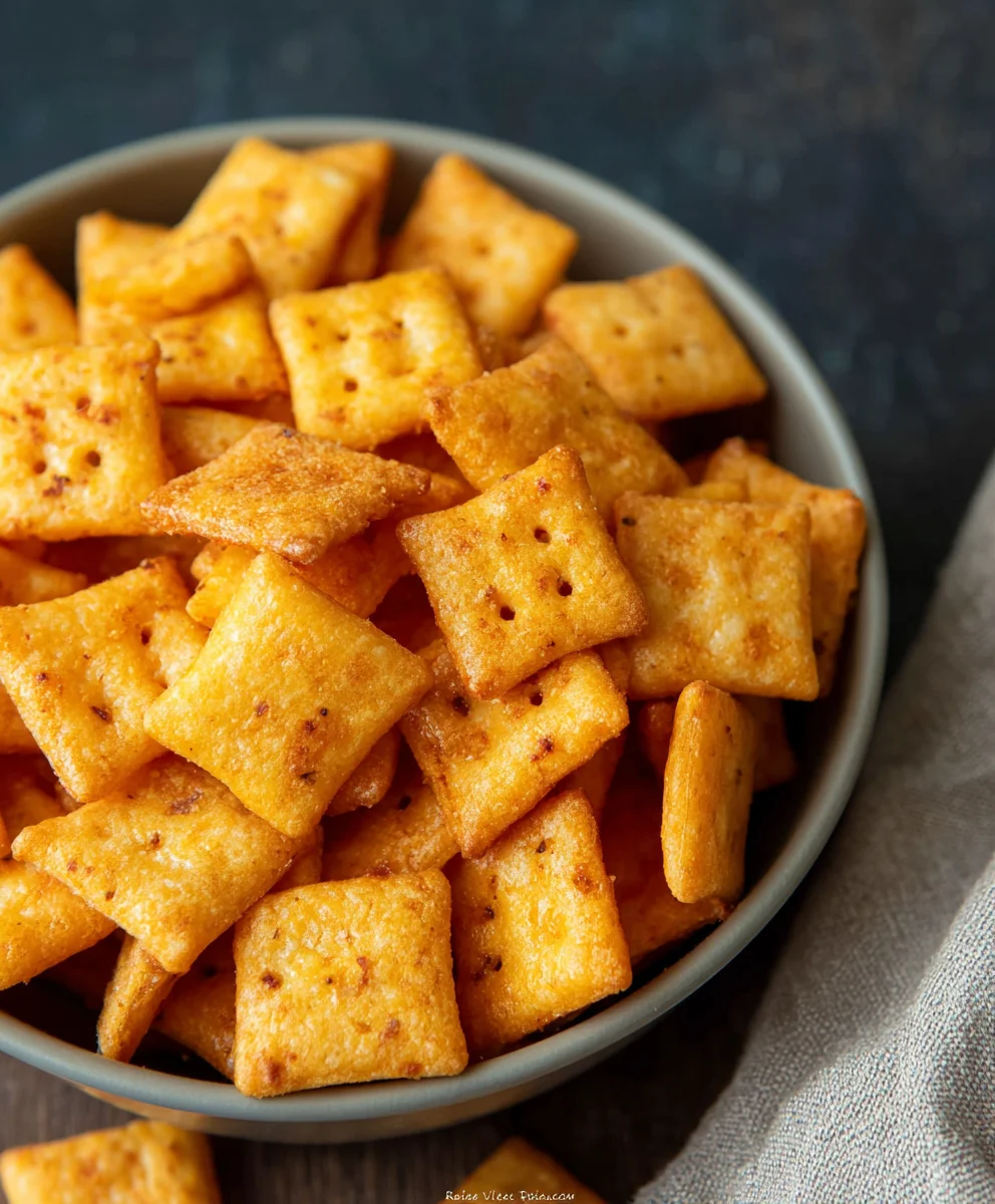 Gluten Free Cheez Its- Crispy Homemade Snack Bites