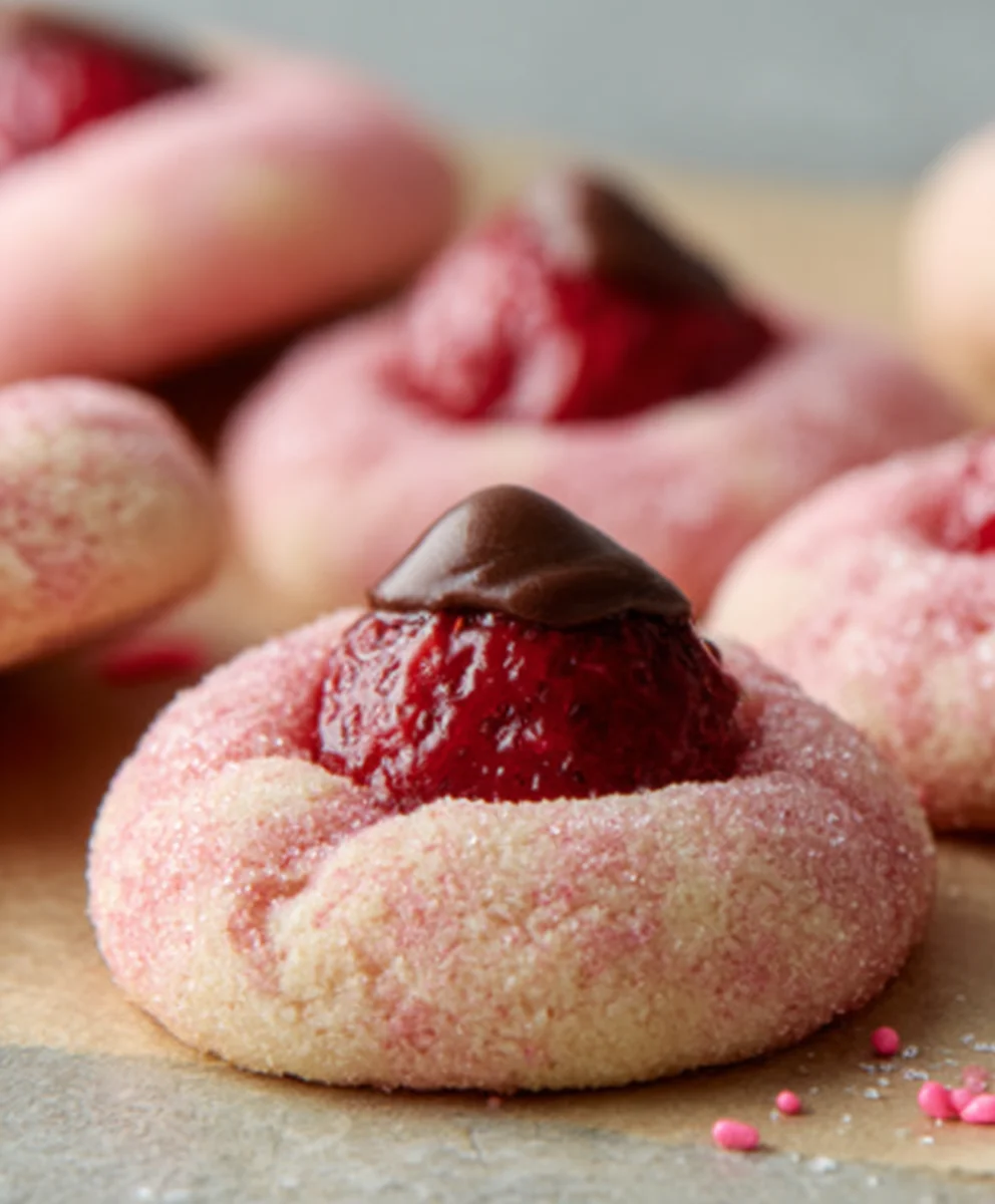 Strawberry Kiss Cookies - Easy & Delicious Recipe