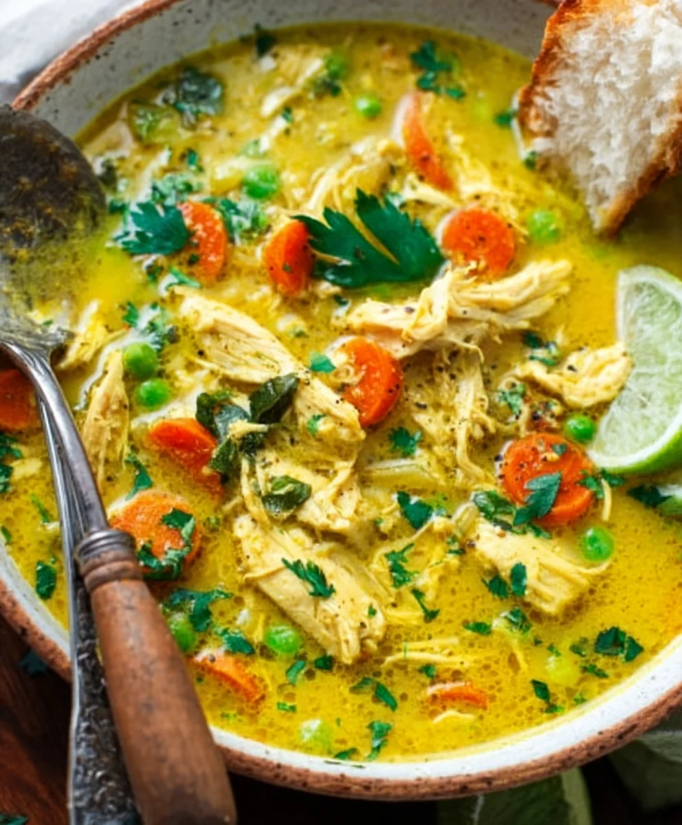 Turmeric Chicken Soup - Soothing Anti-Inflammatory Recipe