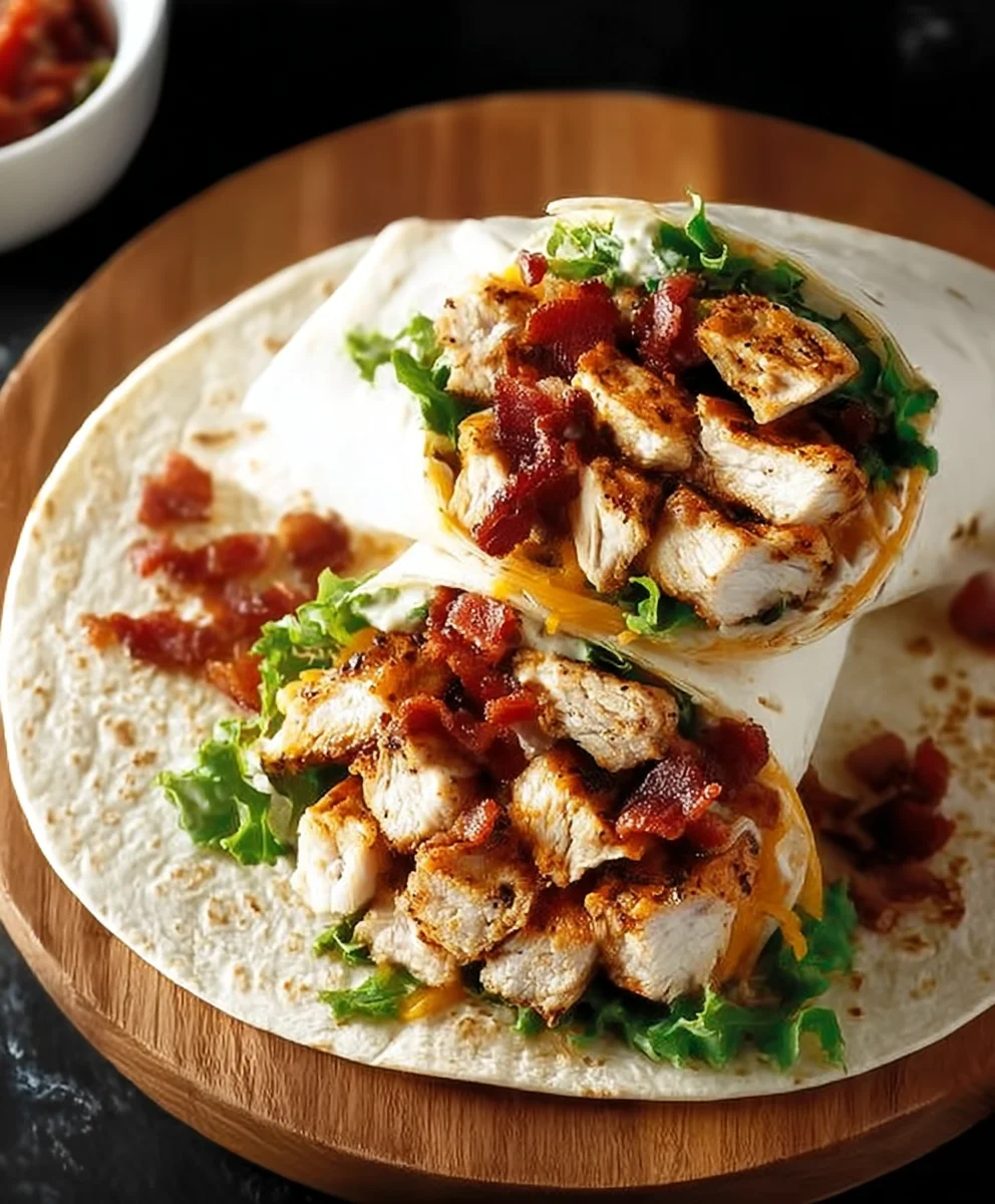 Crispy Chicken Beef-Beef Bacon Ranch Wrap Recipe