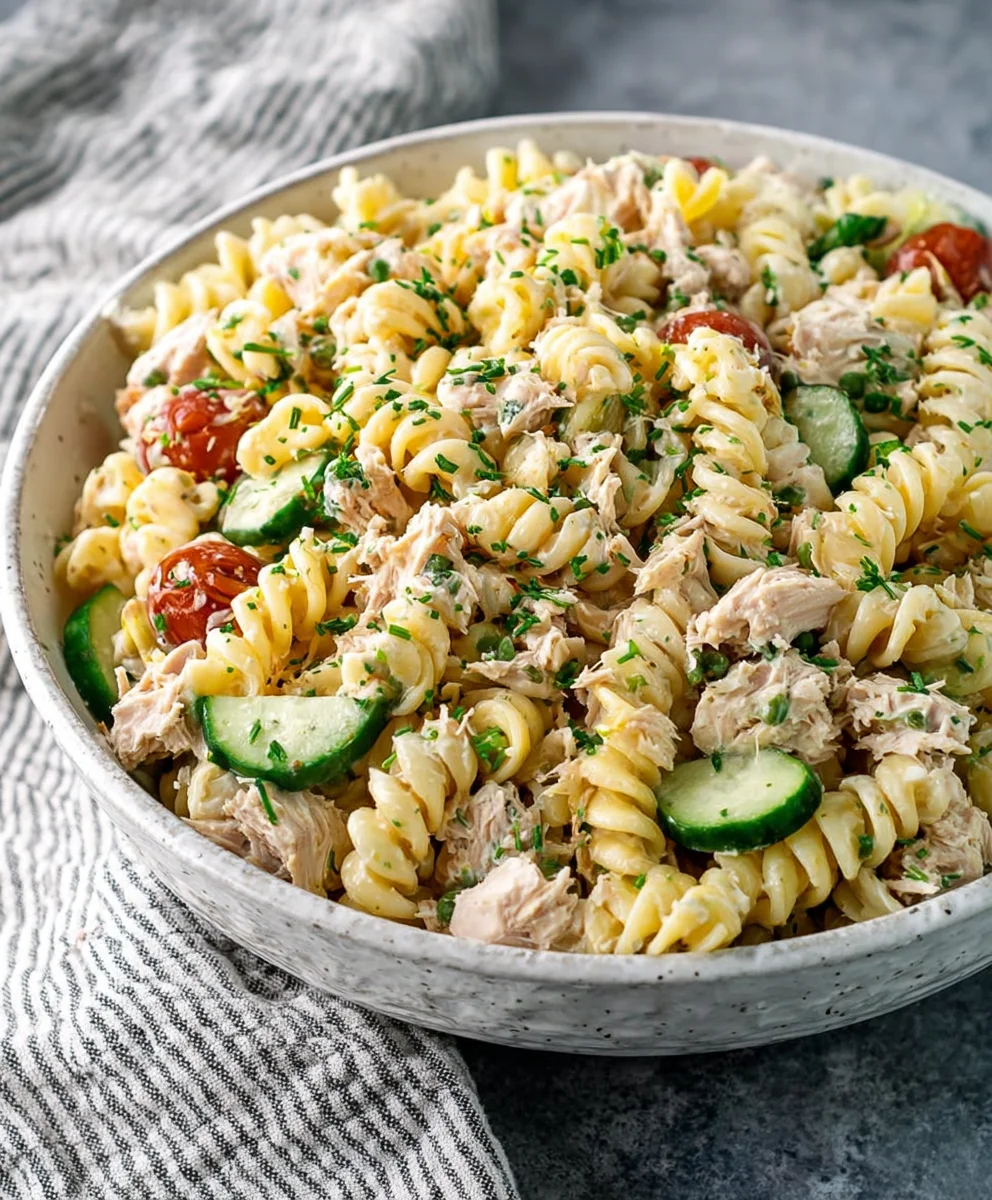 Easy Tuna Pasta Salad Recipe- Quick & Delicious Meal