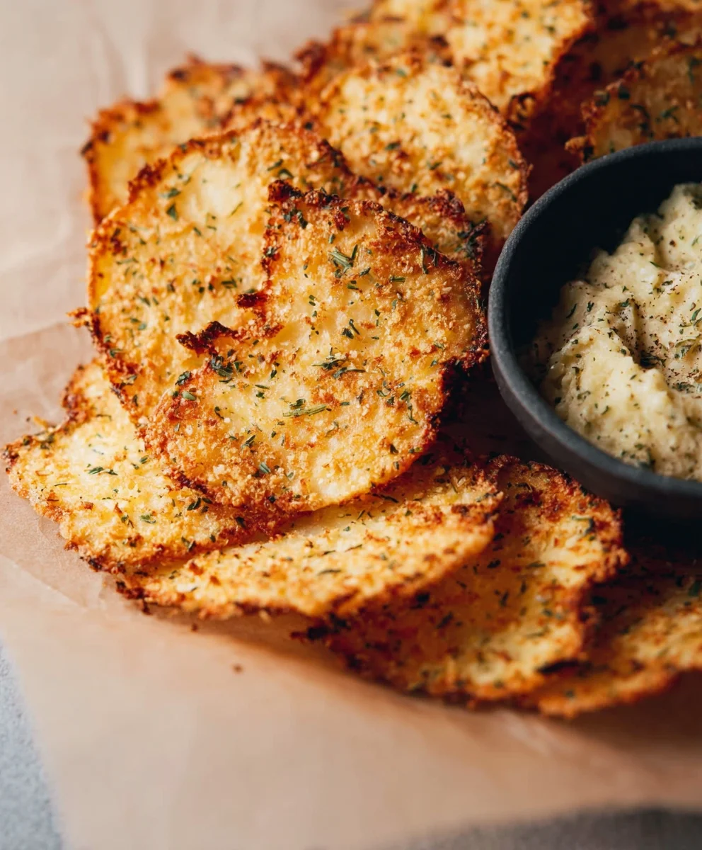 Crispy Cottage Cheese Chips- Easy Healthy Snack