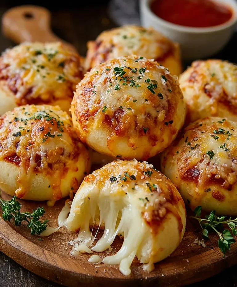 Cheesy Pizza Bombs-Easy Appetizer Recipe