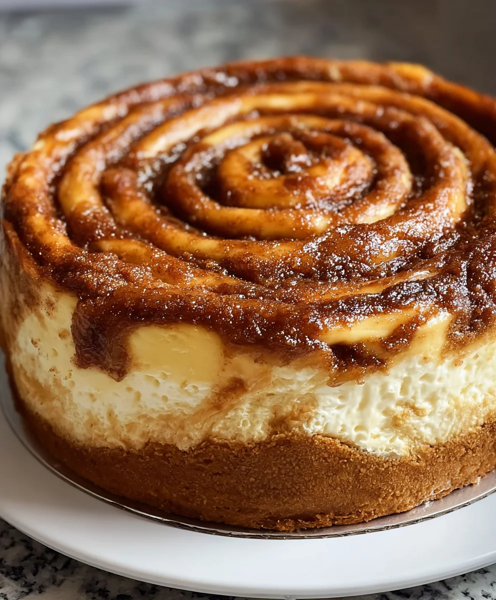 Cinnamon Roll Honeybun Cheesecake Recipe