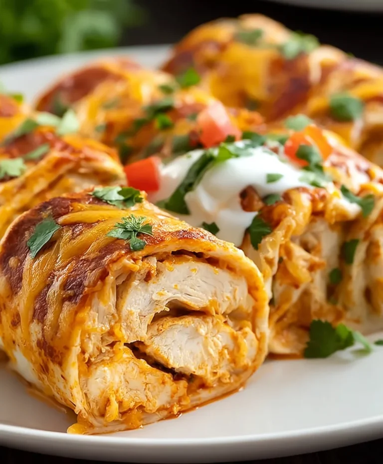 Easy Chicken Enchilada Roll Ups – Quick Dinner Recipe