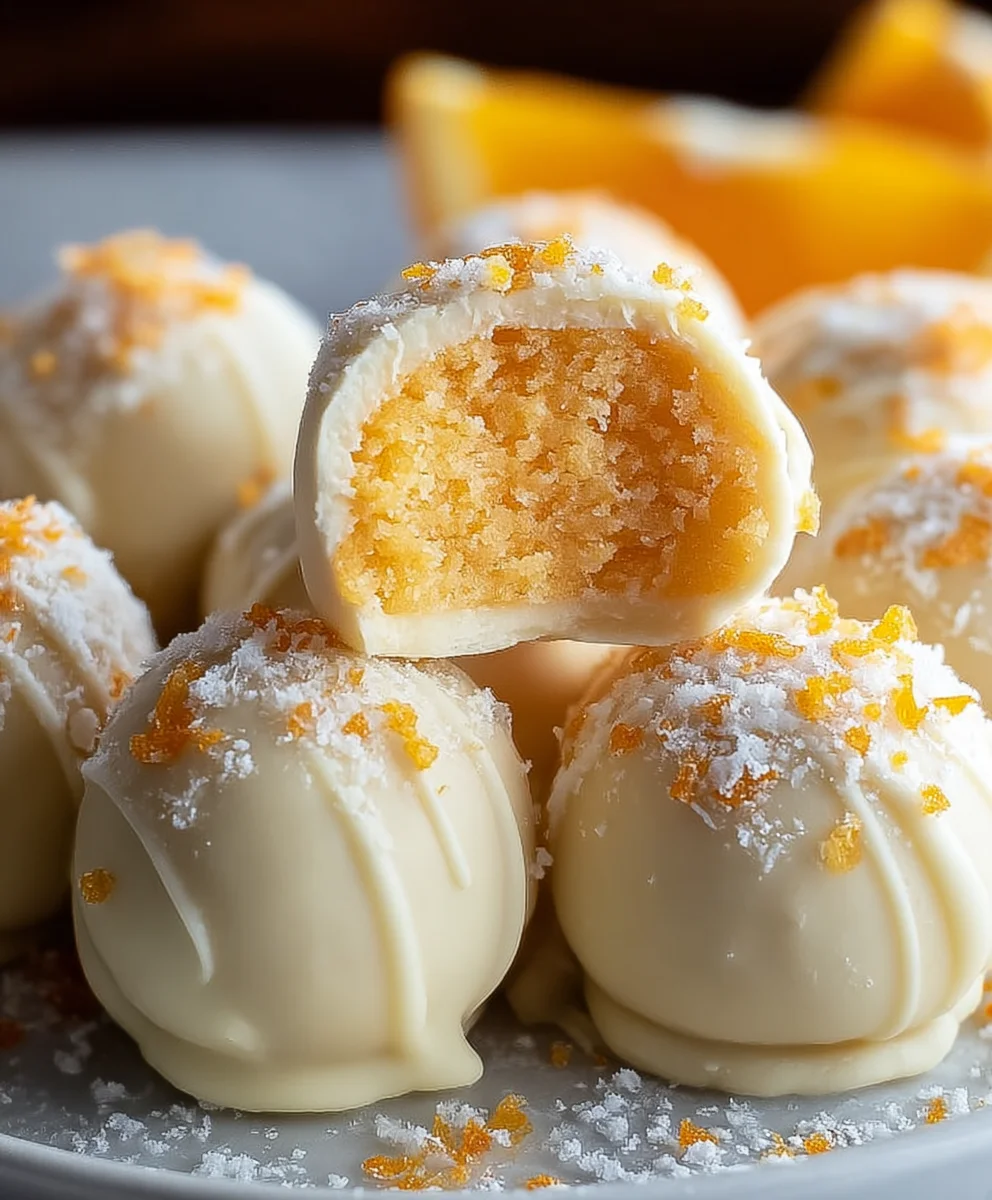 White Chocolate Orange Bliss - A Zesty Delight